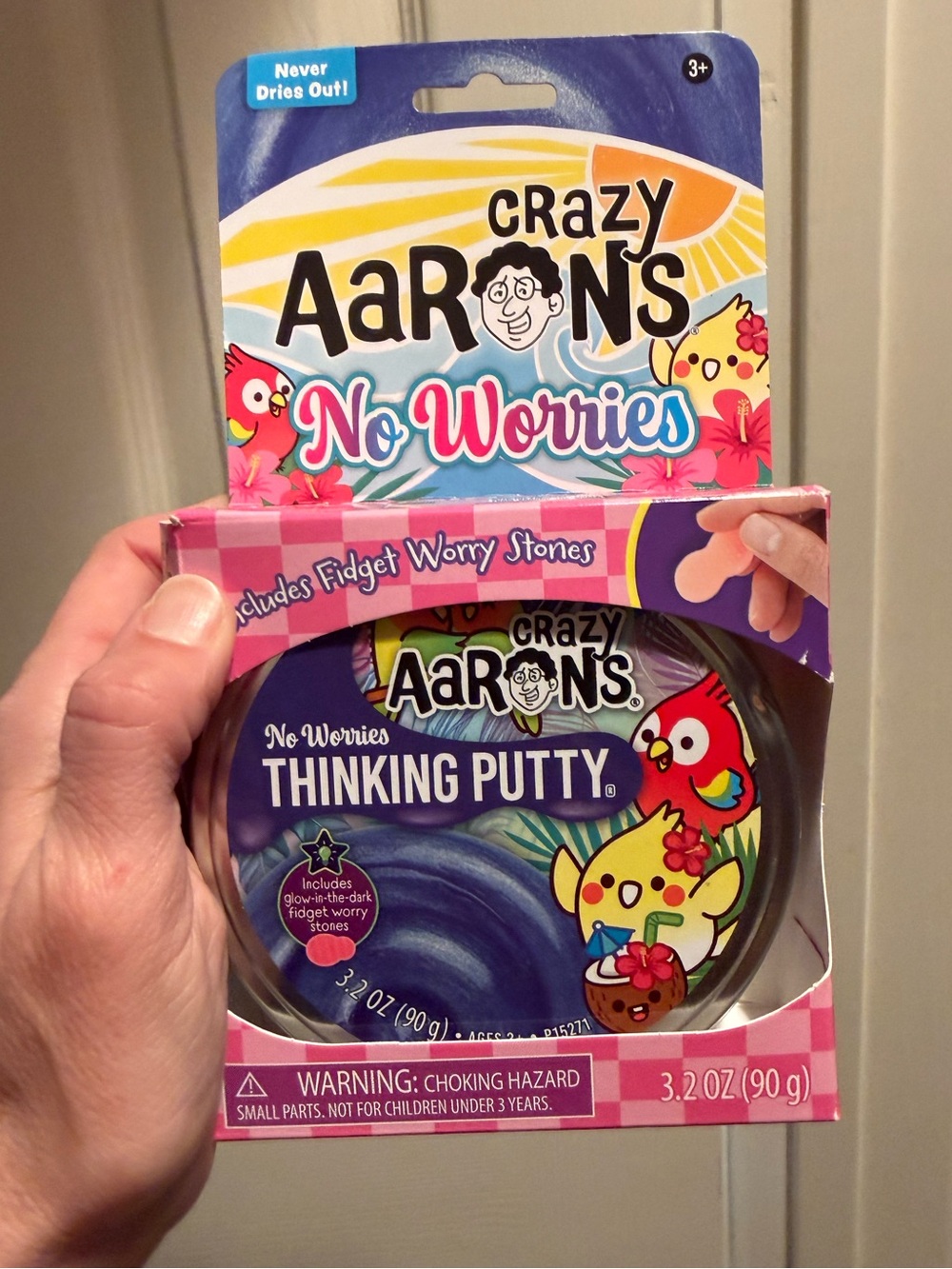 Crazy Aaron’s Thinking Putty No Worries Thinking Putty - Purple
